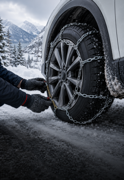 Cadenas para nieve en Bariloche