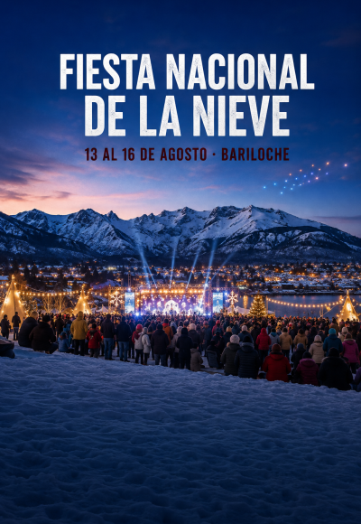 Fiesta Nacional de la Nieve 2026 en Bariloche