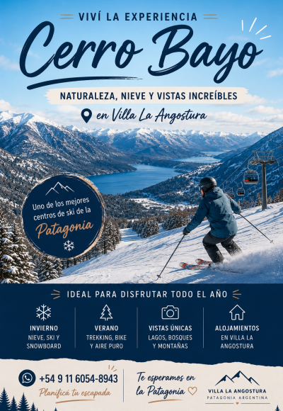 Cerro Bayo 2026: nieve, ski y dónde alojarse
