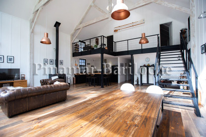 Living de casa estilo loft en La Herradura