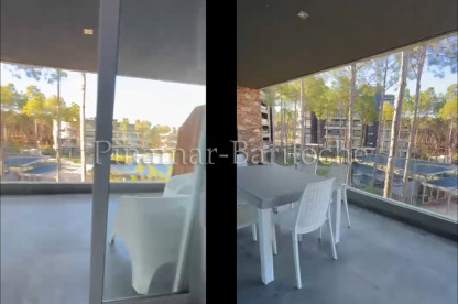Cercano al mar, Balcón terraza con parrilla, Cochera. Amenities. Renta Norte balcón con parrilla