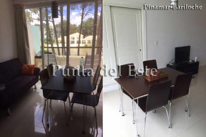 Alqiuler turístico departamento monoambiente en Punta del Este. Ambiente principal de departamento en Punta del Este