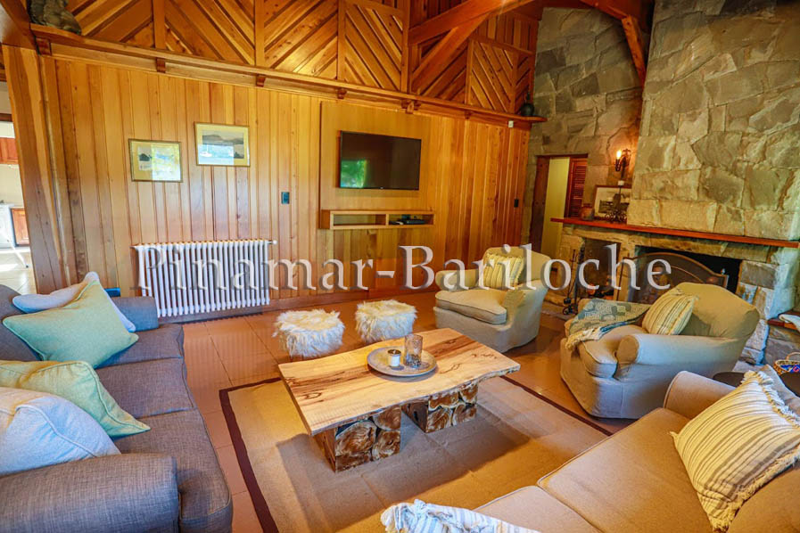 casa en alquiler con costa de lago y muelle en Bariloche
